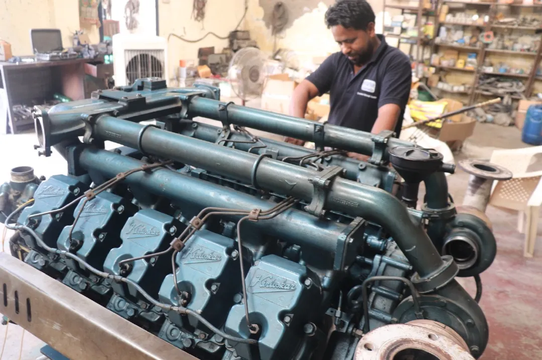 Alpha Diesels workshop interior